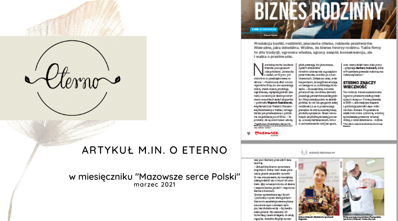 O rodzinnych firmach w miesięczniku "Mazowsze serce Polski"