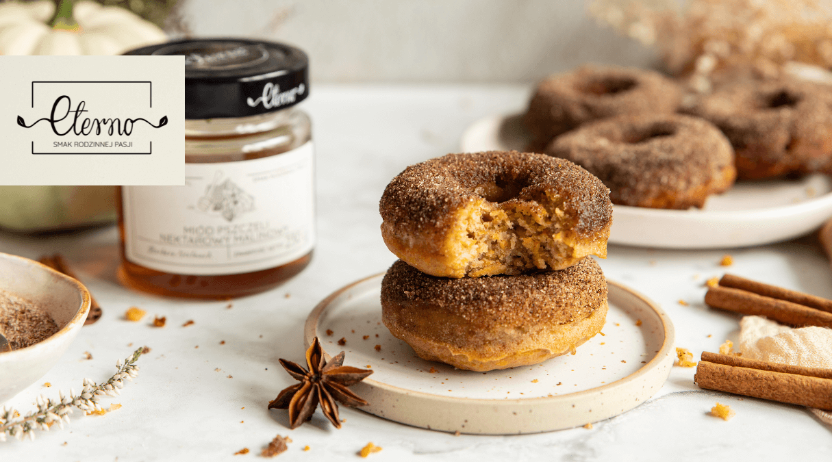 Donuty dyniowe
