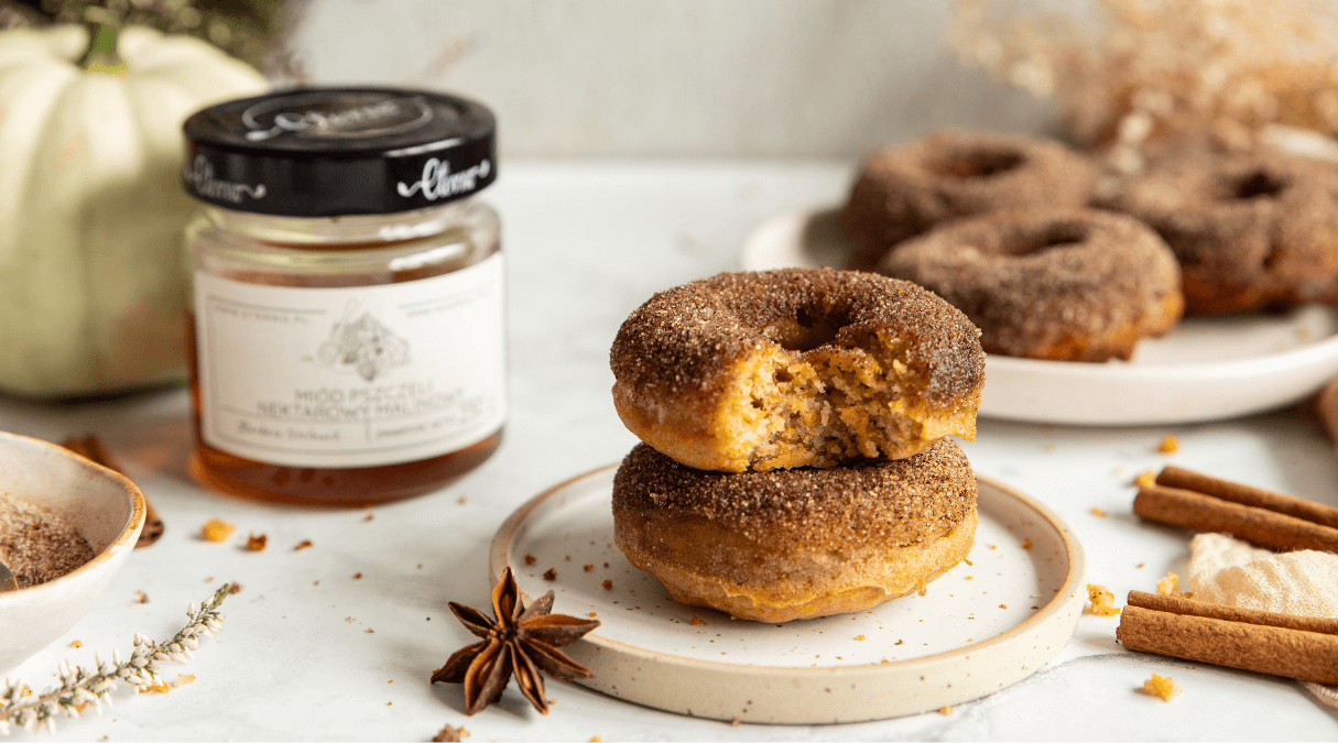 Donuty dyniowe