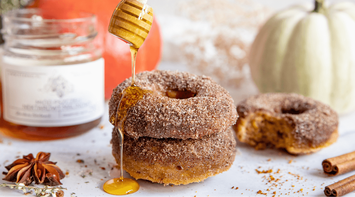 Donuty dyniowe