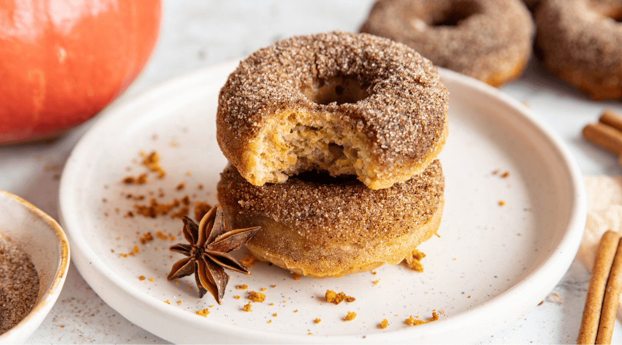 Donuty dyniowe
