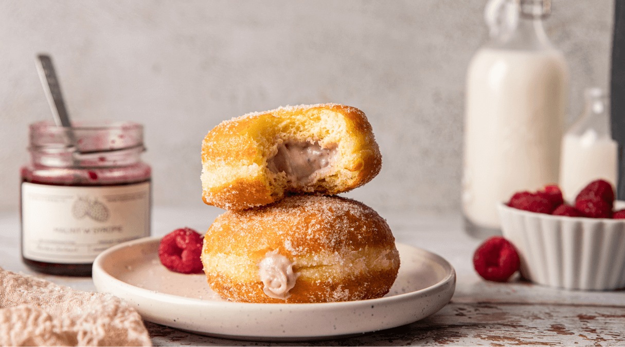 Pączki z kremem 