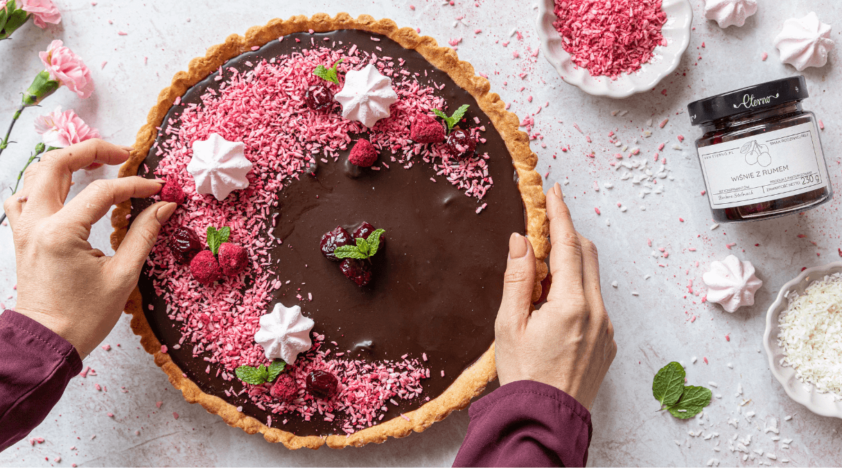 Tarta czekoladowa z wiśniami