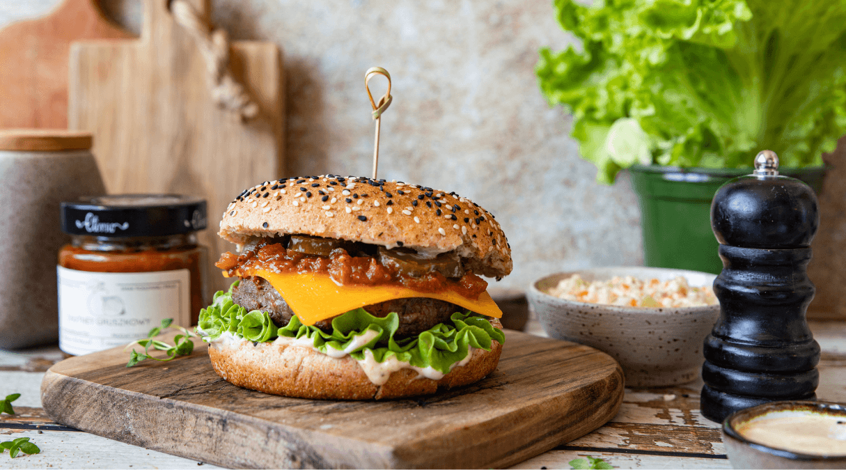 Burger z grilla